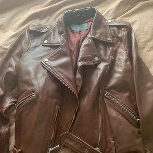 Allsaints Balfern Biker Leather Jacket